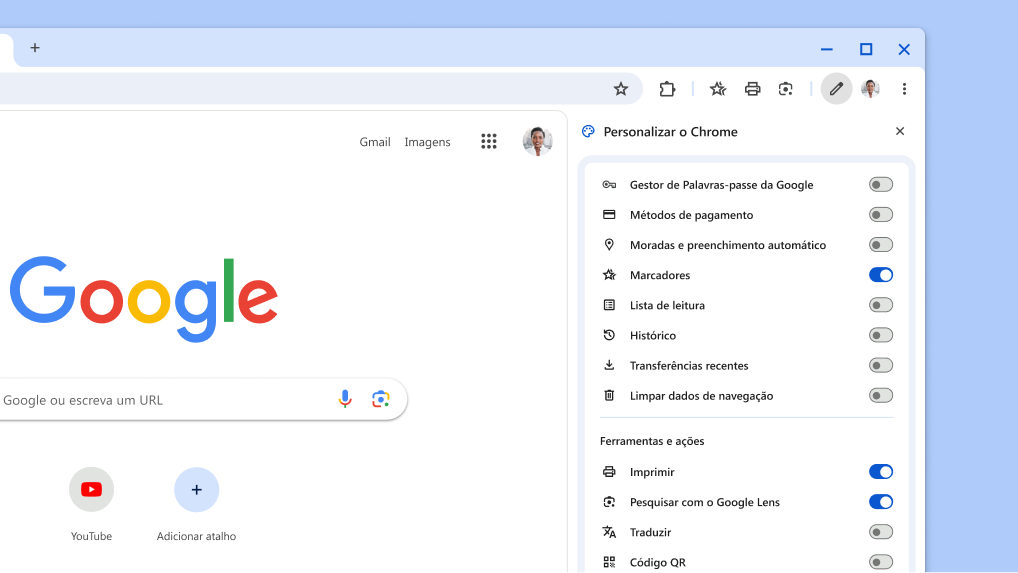 Uma nova forma de personalizar a sua barra de ferramentas